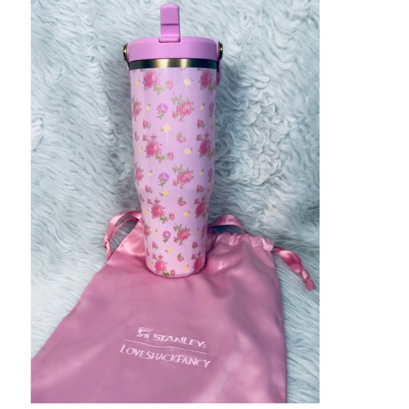 Sold. Not for sale NWT Stanley LoveShackFancy Flip Straw Tumbler Ibiza Sunset - Picture 6 of 13